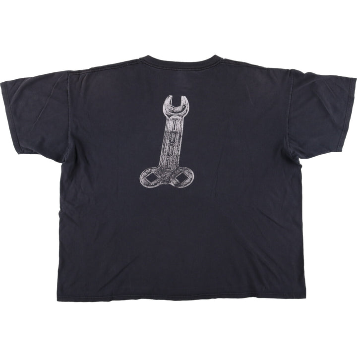 Anvil TOOL Oversized Band T-Shirt, Men's XXXL cotton black type Vintage Second Hand