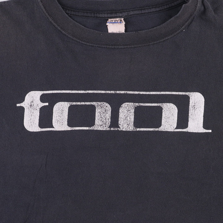 Anvil TOOL Oversized Band T-Shirt, Men's XXXL cotton black type Vintage Second Hand