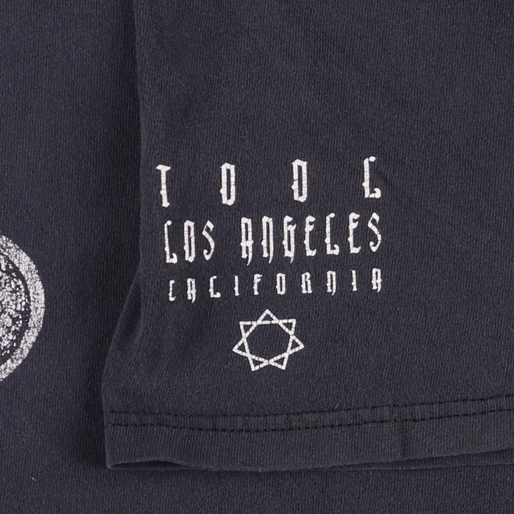 Anvil TOOL Oversized Band T-Shirt, Men's XXXL cotton black type Vintage Second Hand