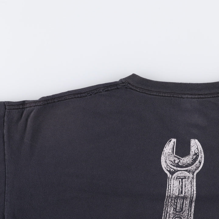 Anvil TOOL Oversized Band T-Shirt, Men's XXXL cotton black type Vintage Second Hand