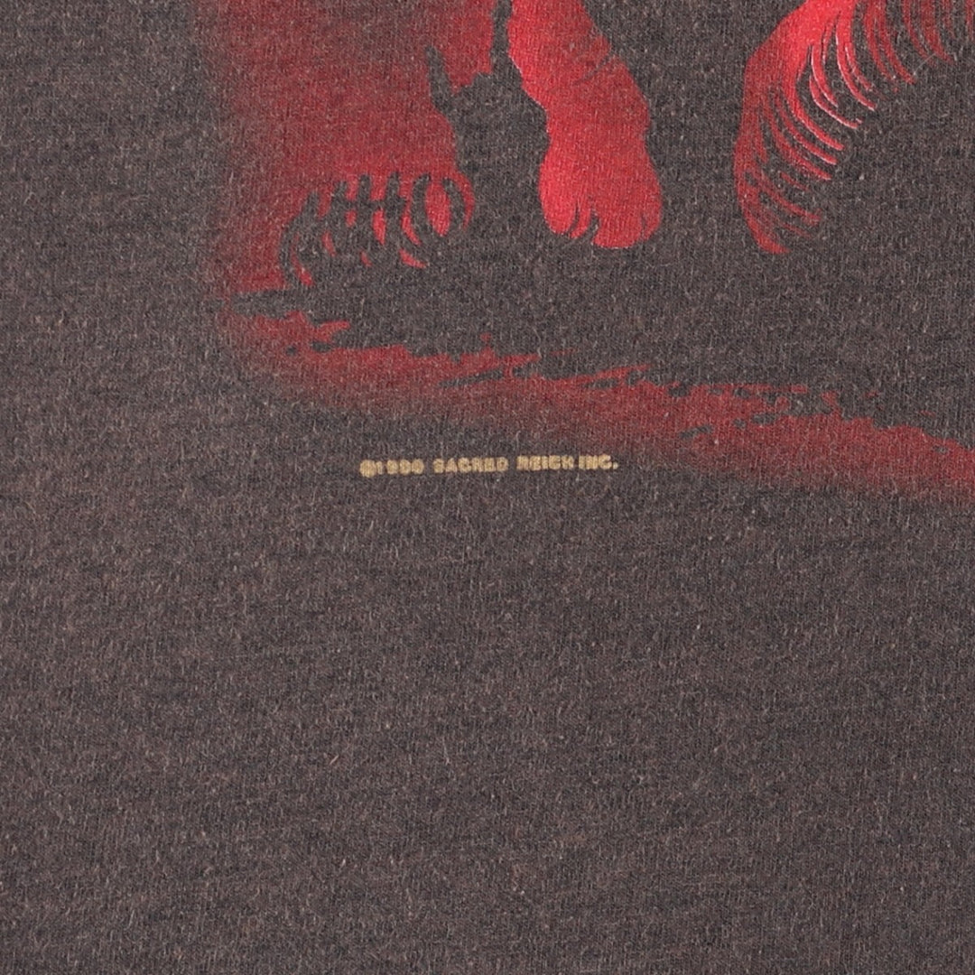 90'S Screen Stars SACRED REICH Band T-Shirt, Made in USA, Men's Size XL cotton Charcoal Vintage Second Hand