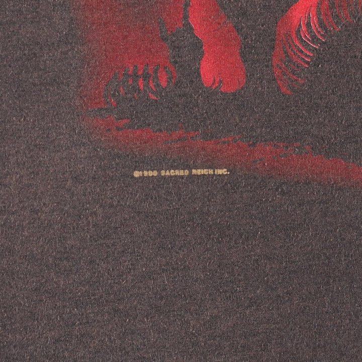 90'S Screen Stars SACRED REICH Band T-Shirt, Made in USA, Men's Size XL cotton Charcoal Vintage Second Hand