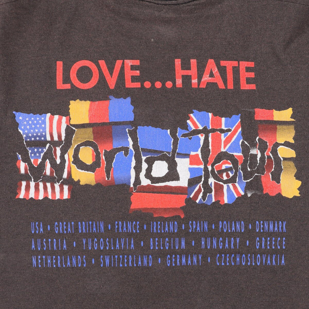 90'S Screen Stars SACRED REICH Band T-Shirt, Made in USA, Men's Size XL cotton Charcoal Vintage Second Hand