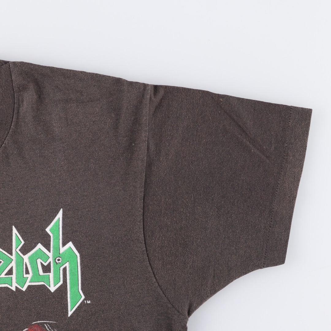 90'S Screen Stars SACRED REICH Band T-Shirt, Made in USA, Men's Size XL cotton Charcoal Vintage Second Hand