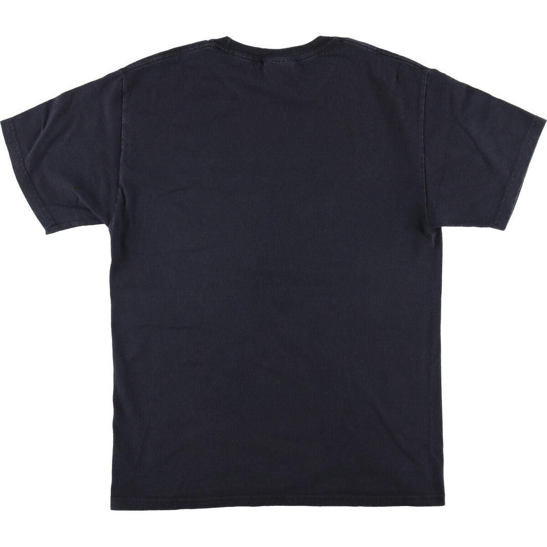 Hanes Guns N' Roses Skull Pattern Band T-Shirt, Men's Size Medium cotton black type Vintage Second Hand