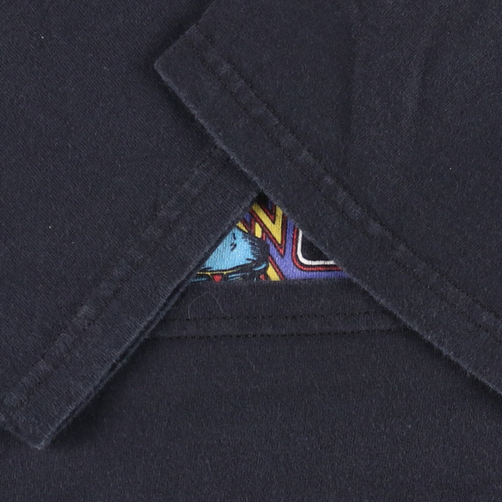 Hanes Guns N' Roses Skull Pattern Band T-Shirt, Men's Size Medium cotton black type Vintage Second Hand