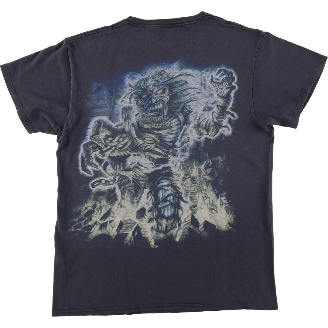 Delta IRON MAIDEN band T-shirt, size M, men's cotton black type Vintage Second Hand