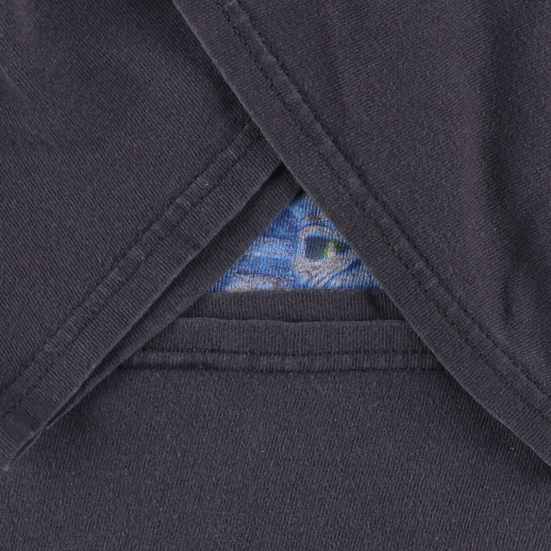 Delta IRON MAIDEN band T-shirt, size M, men's cotton black type Vintage Second Hand