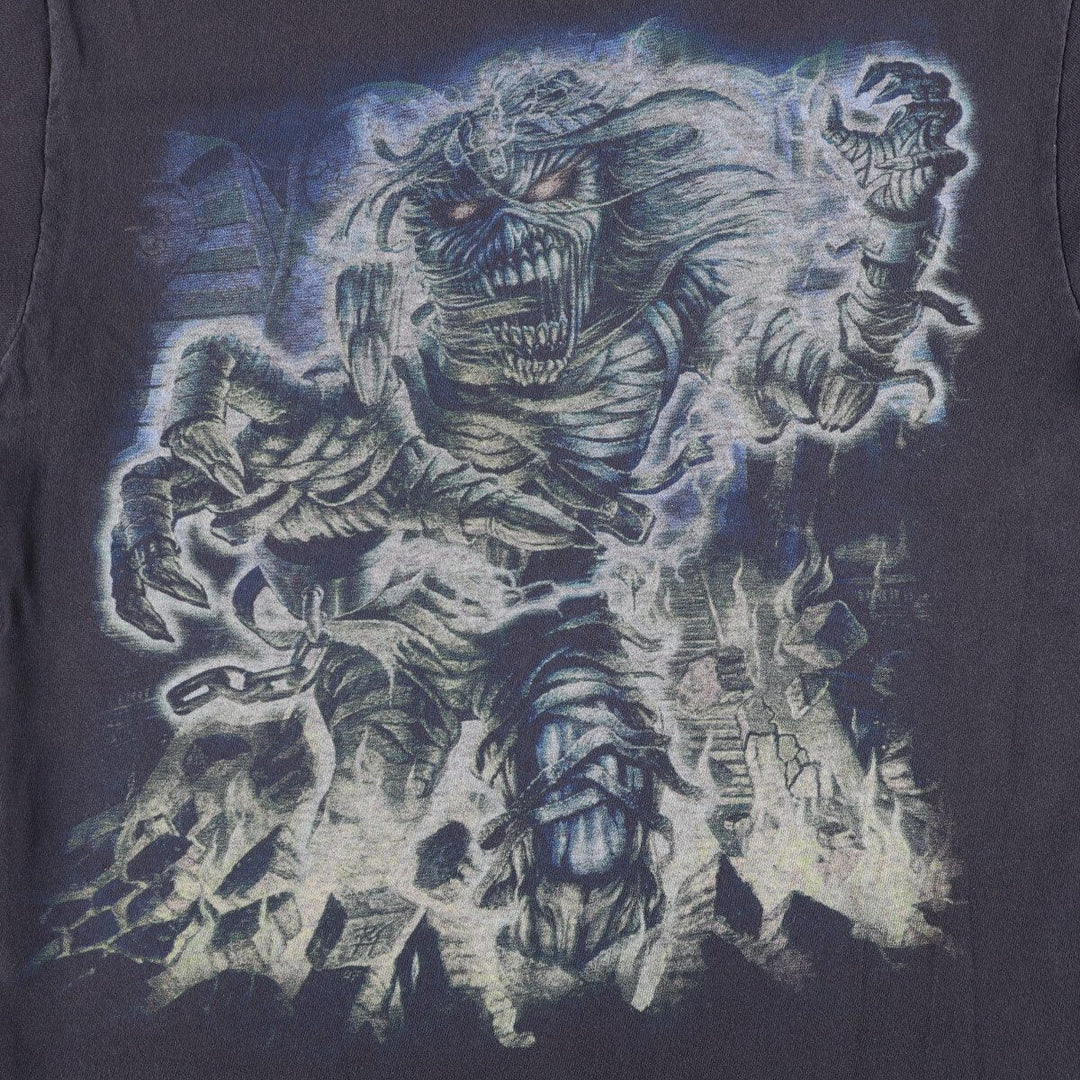 Delta IRON MAIDEN band T-shirt, size M, men's cotton black type Vintage Second Hand