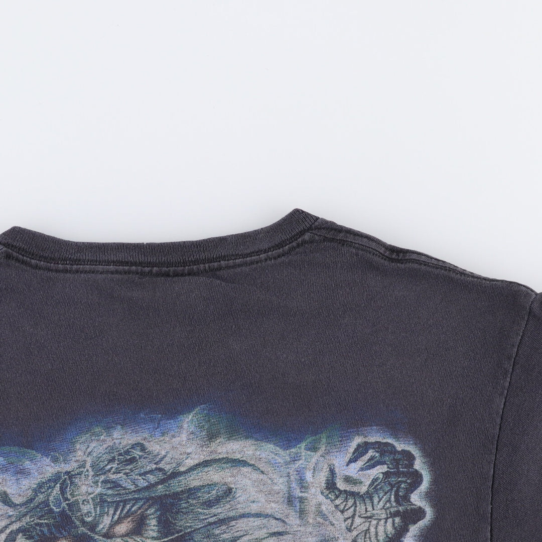 Delta IRON MAIDEN band T-shirt, size M, men's cotton black type Vintage Second Hand