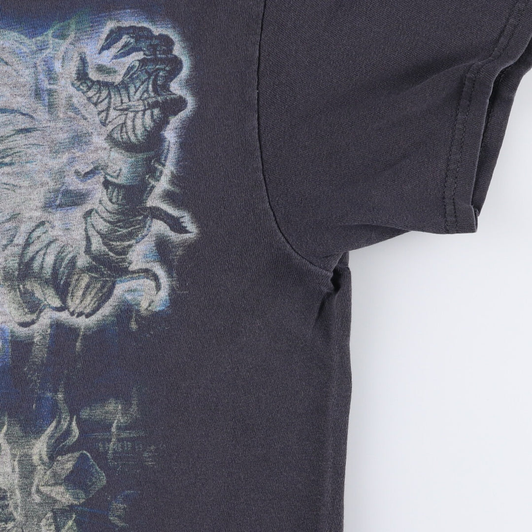 Delta IRON MAIDEN band T-shirt, size M, men's cotton black type Vintage Second Hand