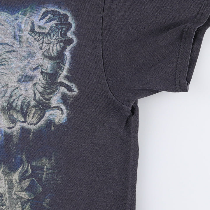 Delta IRON MAIDEN band T-shirt, size M, men's cotton black type Vintage Second Hand