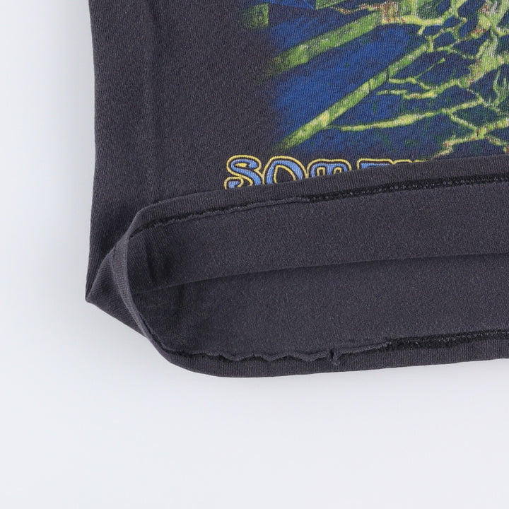 Delta IRON MAIDEN band T-shirt, size M, men's cotton black type Vintage Second Hand