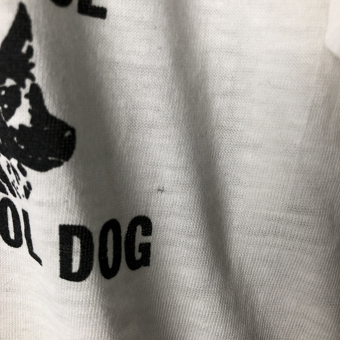 Vintage 80s-90'S STEDMAN Ringer T-shirt, Made in USA, Men's Size L cotton white type Vintage Second Hand