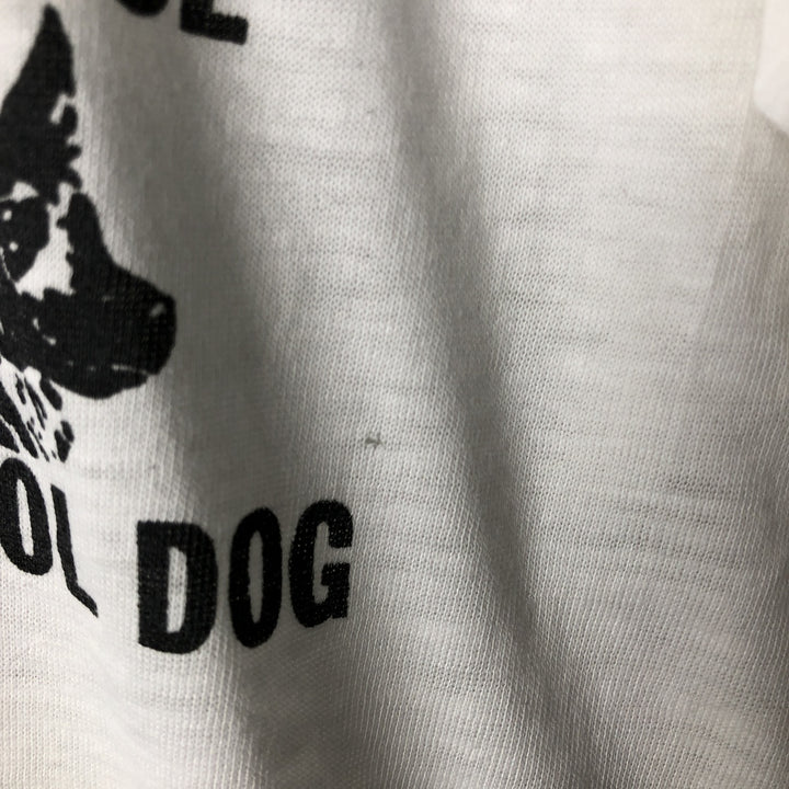 Vintage 80s-90'S STEDMAN Ringer T-shirt, Made in USA, Men's Size L cotton white type Vintage Second Hand