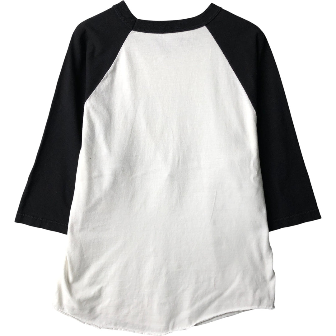 KISS 3/4 Sleeve Raglan Band T-Shirt, Men's Size XL unclear white type Vintage Second Hand