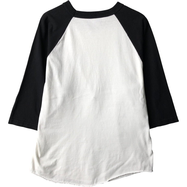 KISS 3/4 Sleeve Raglan Band T-Shirt, Men's Size XL unclear white type Vintage Second Hand