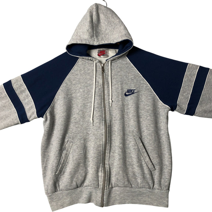 Vintage 90'S Nike Silver Tag Pullover Hoodie, Men's Size L unclear gray type Vintage Second Hand