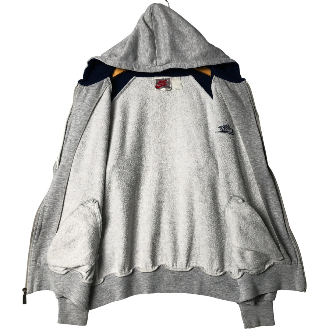 Vintage 90'S Nike Silver Tag Pullover Hoodie, Men's Size L unclear gray type Vintage Second Hand