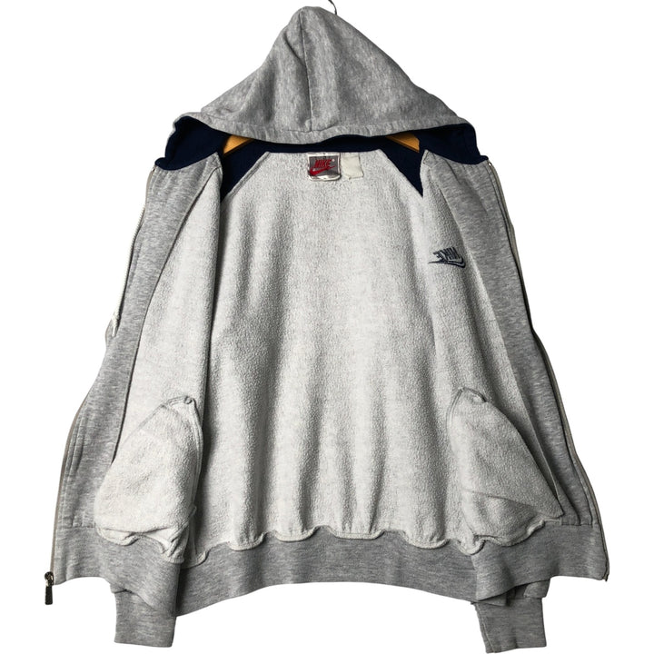 Vintage 90'S Nike Silver Tag Pullover Hoodie, Men's Size L unclear gray type Vintage Second Hand
