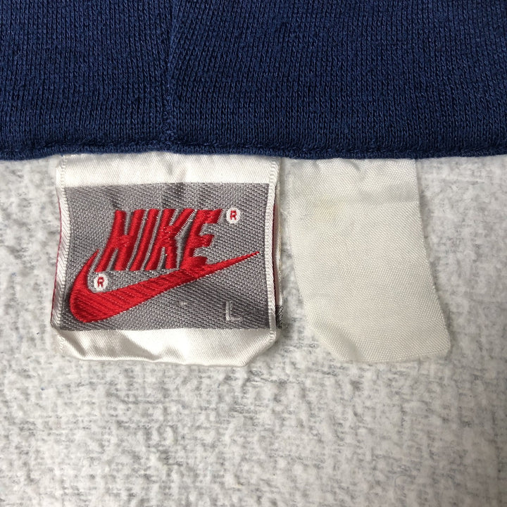 Vintage 90'S Nike Silver Tag Pullover Hoodie, Men's Size L unclear gray type Vintage Second Hand