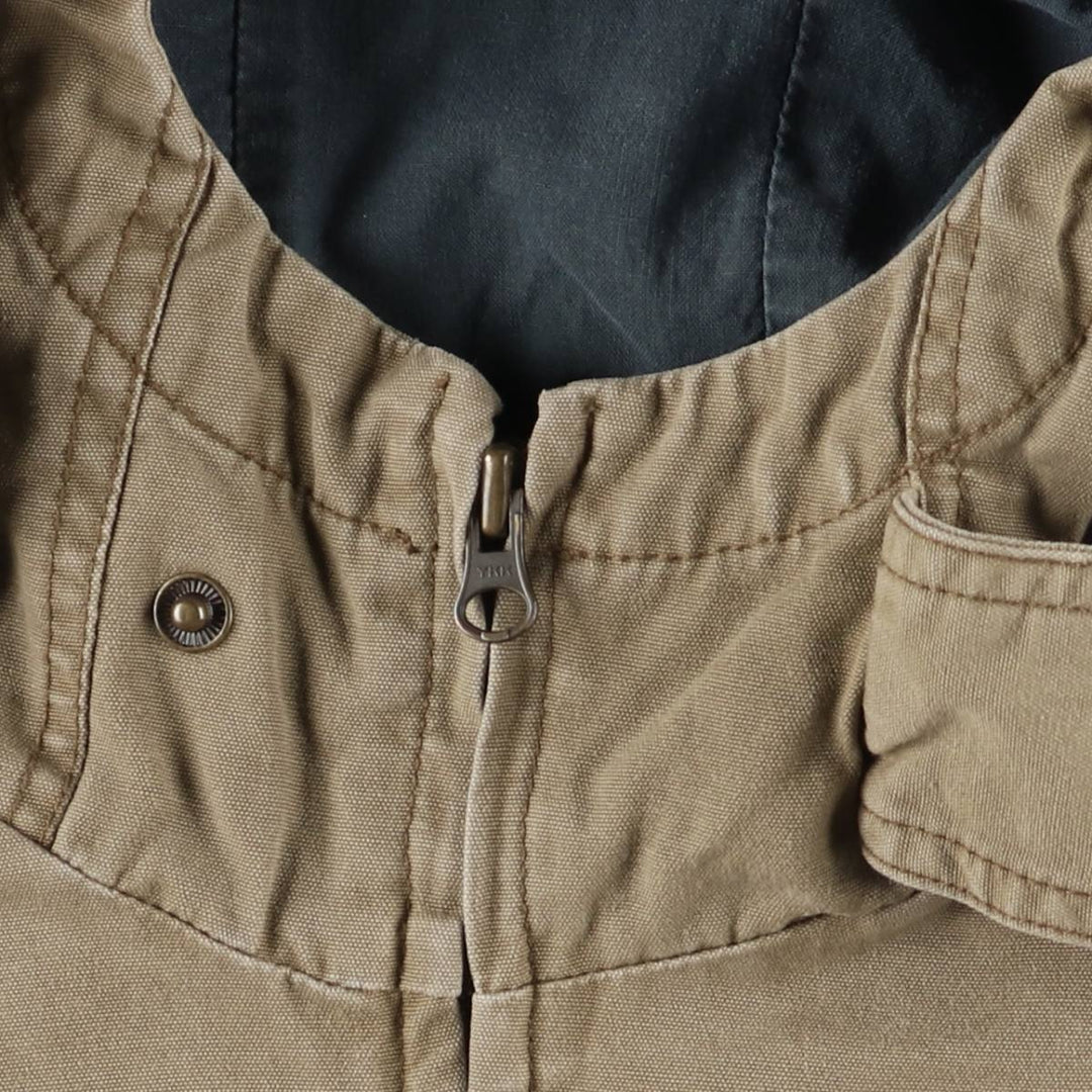 St. John's Bay STJOHN'SBAY Cotton Parka, Men's Size L cotton beige type brown Vintage Second Hand