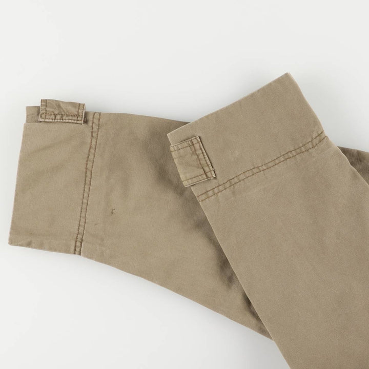 St. John's Bay STJOHN'SBAY Cotton Parka, Men's Size L cotton beige type brown Vintage Second Hand