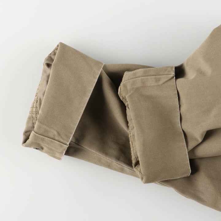 St. John's Bay STJOHN'SBAY Cotton Parka, Men's Size L cotton beige type brown Vintage Second Hand