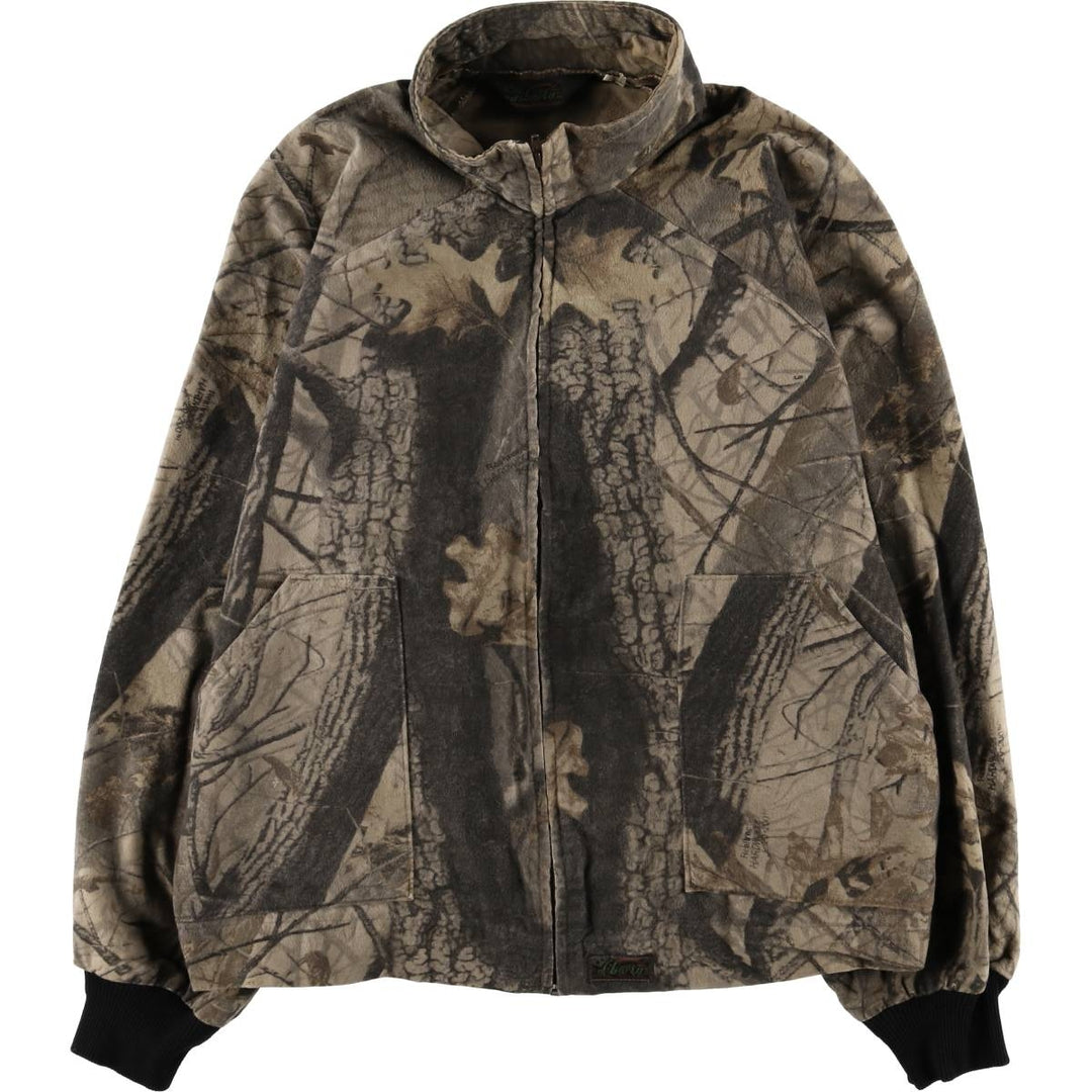 90'S Vintage Liberty Camouflage Pattern Realtree Camo Zip-Up Jacket, Men's XL unclear Beige type Vintage Second Hand