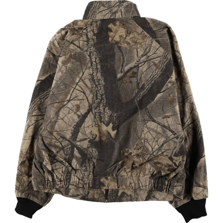 90'S Vintage Liberty Camouflage Pattern Realtree Camo Zip-Up Jacket, Men's XL unclear Beige type Vintage Second Hand