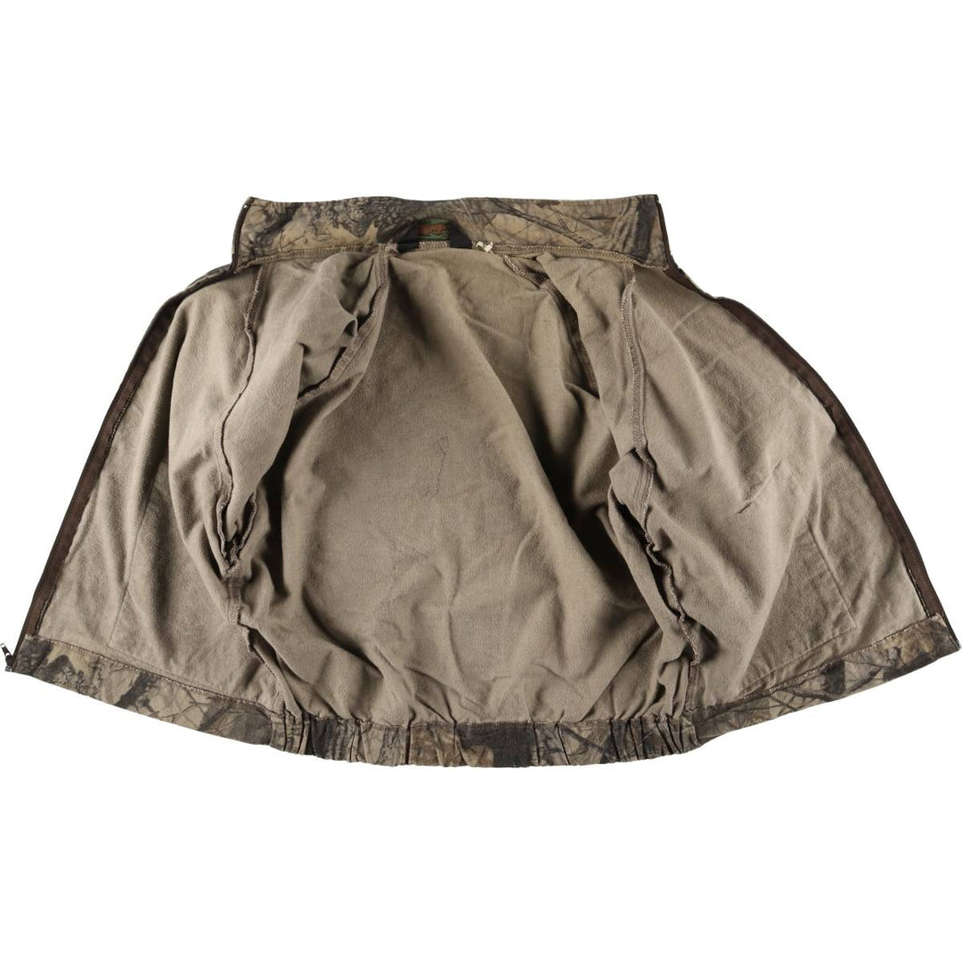 90'S Vintage Liberty Camouflage Pattern Realtree Camo Zip-Up Jacket, Men's XL unclear Beige type Vintage Second Hand