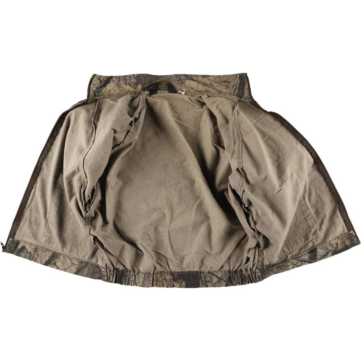 90'S Vintage Liberty Camouflage Pattern Realtree Camo Zip-Up Jacket, Men's XL unclear Beige type Vintage Second Hand