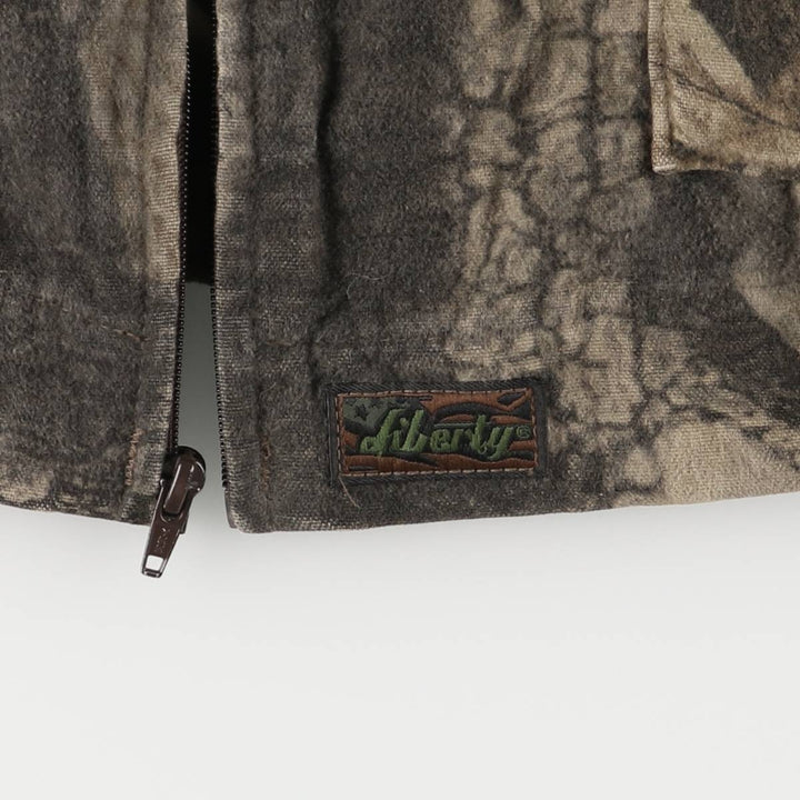 90'S Vintage Liberty Camouflage Pattern Realtree Camo Zip-Up Jacket, Men's XL unclear Beige type Vintage Second Hand
