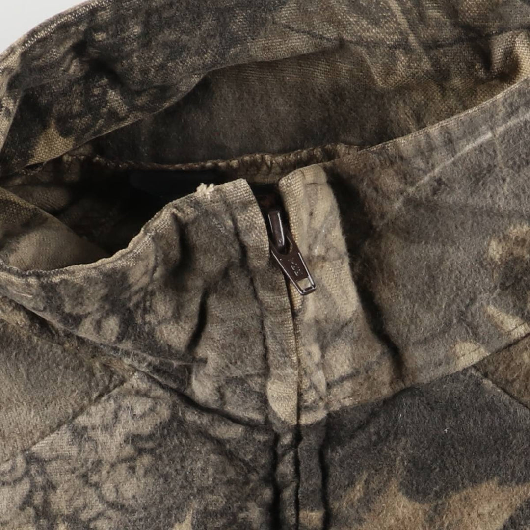 90'S Vintage Liberty Camouflage Pattern Realtree Camo Zip-Up Jacket, Men's XL unclear Beige type Vintage Second Hand