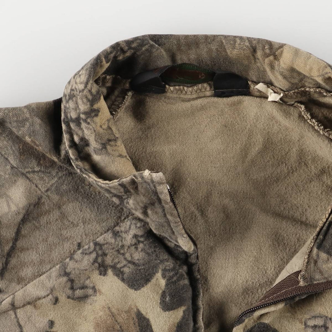90'S Vintage Liberty Camouflage Pattern Realtree Camo Zip-Up Jacket, Men's XL unclear Beige type Vintage Second Hand