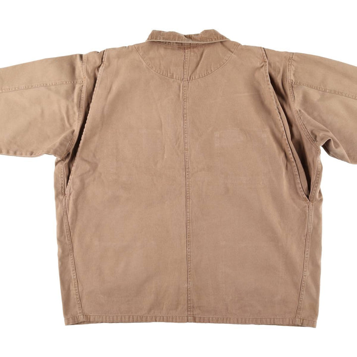 Vintage 90'S Arizona Michigan Chore Coat Duck Coverall, Men's XL unclear beige type brown Vintage Second Hand