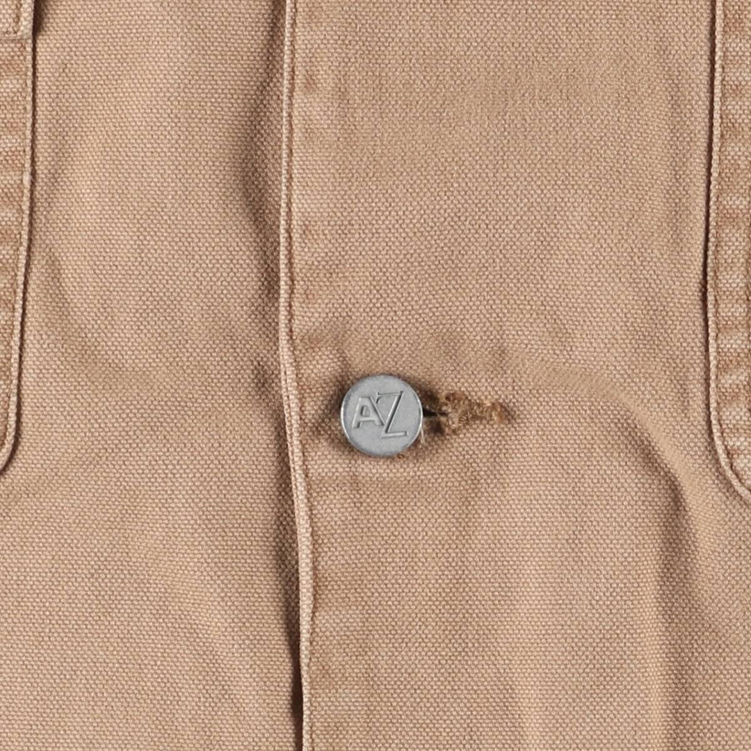 Vintage 90'S Arizona Michigan Chore Coat Duck Coverall, Men's XL unclear beige type brown Vintage Second Hand