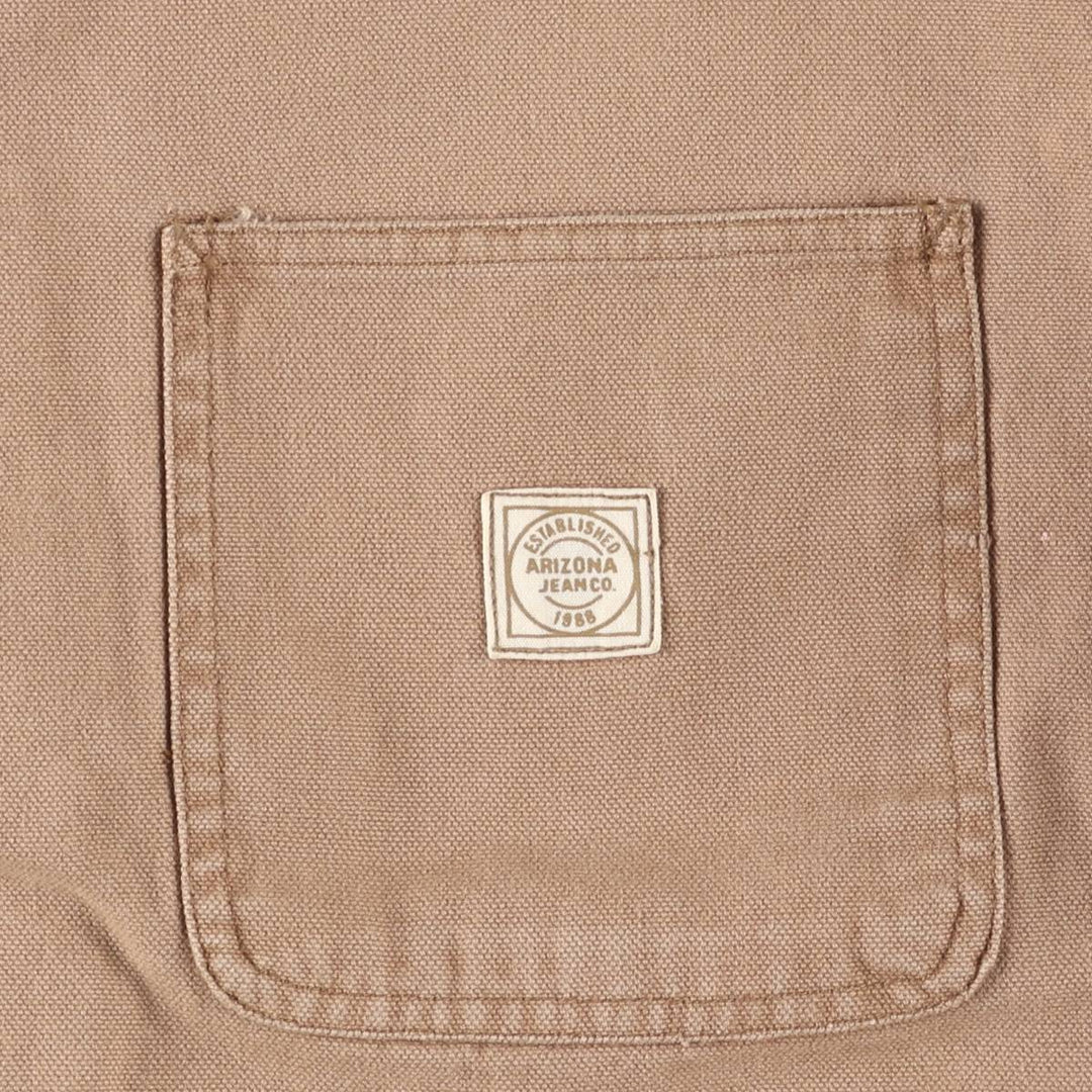 Vintage 90'S Arizona Michigan Chore Coat Duck Coverall, Men's XL unclear beige type brown Vintage Second Hand