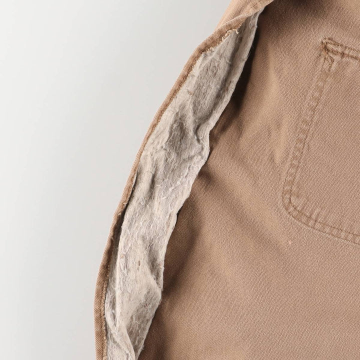 Vintage 90'S Arizona Michigan Chore Coat Duck Coverall, Men's XL unclear beige type brown Vintage Second Hand