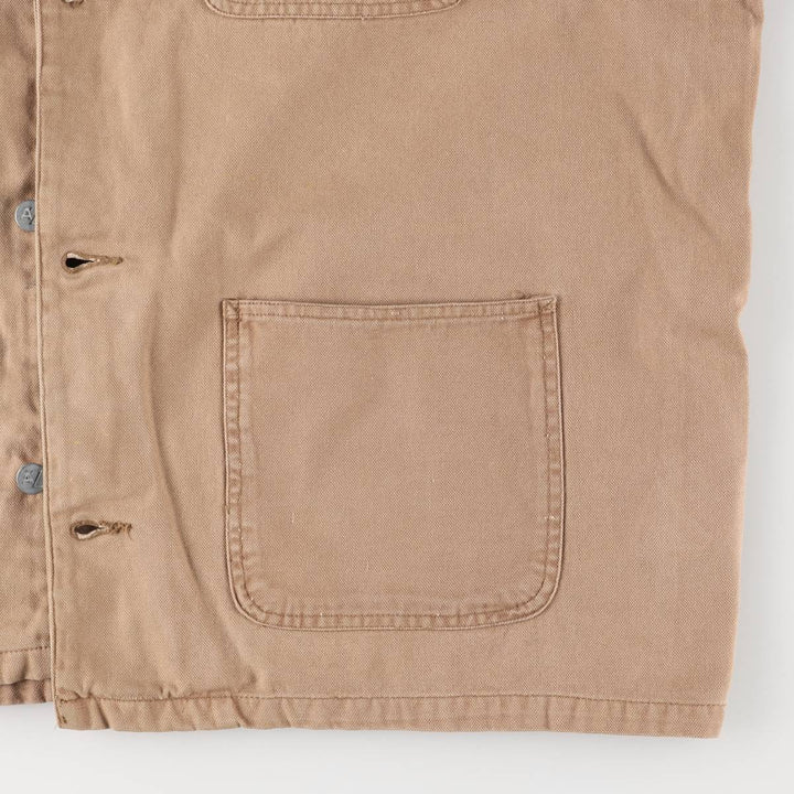 Vintage 90'S Arizona Michigan Chore Coat Duck Coverall, Men's XL unclear beige type brown Vintage Second Hand