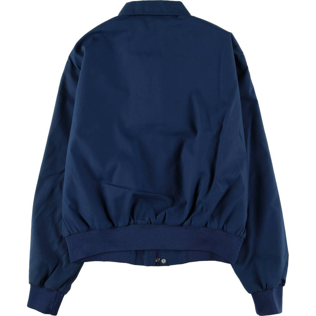 Vintage 80s-90'S the Ltd. Wide Collar Blouson, Made in USA, Men's Size L polyester navy blue type Vintage Second Hand