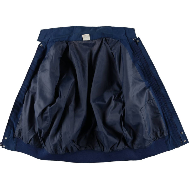 Vintage 80s-90'S the Ltd. Wide Collar Blouson, Made in USA, Men's Size L polyester navy blue type Vintage Second Hand