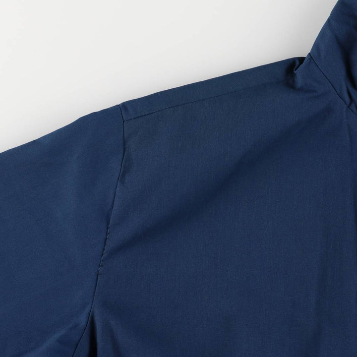 Vintage 80s-90'S the Ltd. Wide Collar Blouson, Made in USA, Men's Size L polyester navy blue type Vintage Second Hand