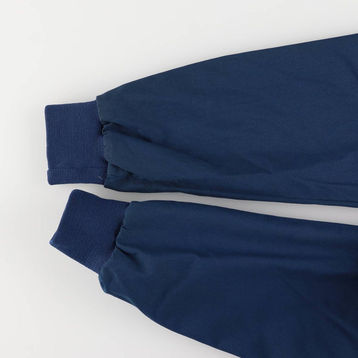 Vintage 80s-90'S the Ltd. Wide Collar Blouson, Made in USA, Men's Size L polyester navy blue type Vintage Second Hand