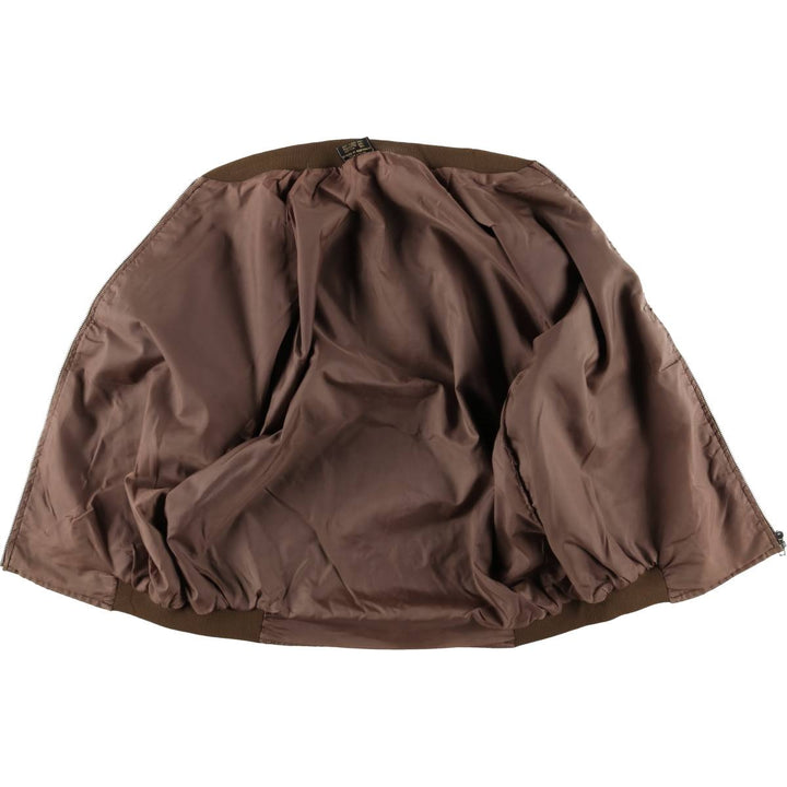 M3G Men's XL Vintage Blouson polyester brown type Vintage Second Hand