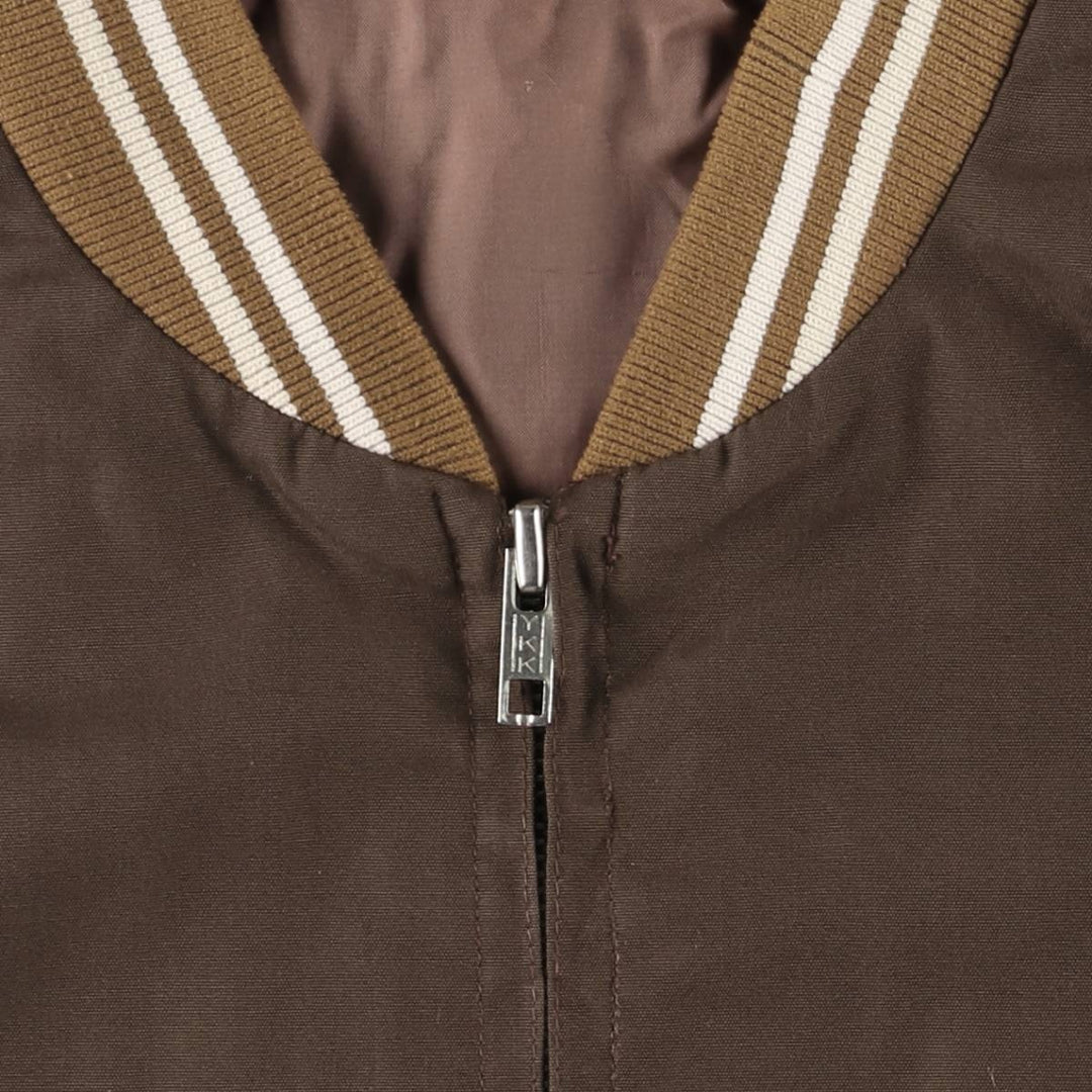 M3G Men's XL Vintage Blouson polyester brown type Vintage Second Hand