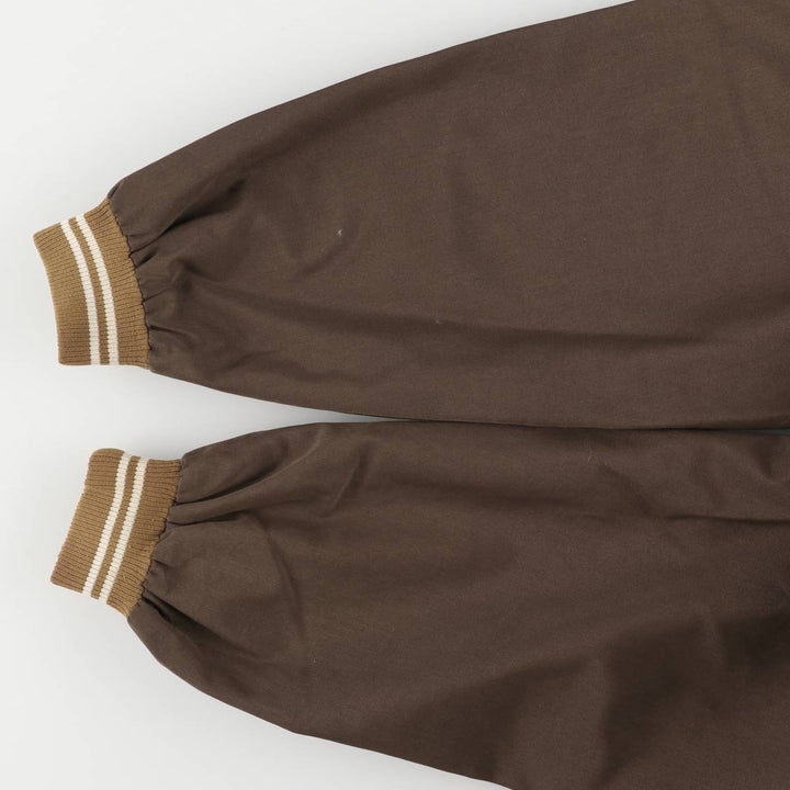 M3G Men's XL Vintage Blouson polyester brown type Vintage Second Hand