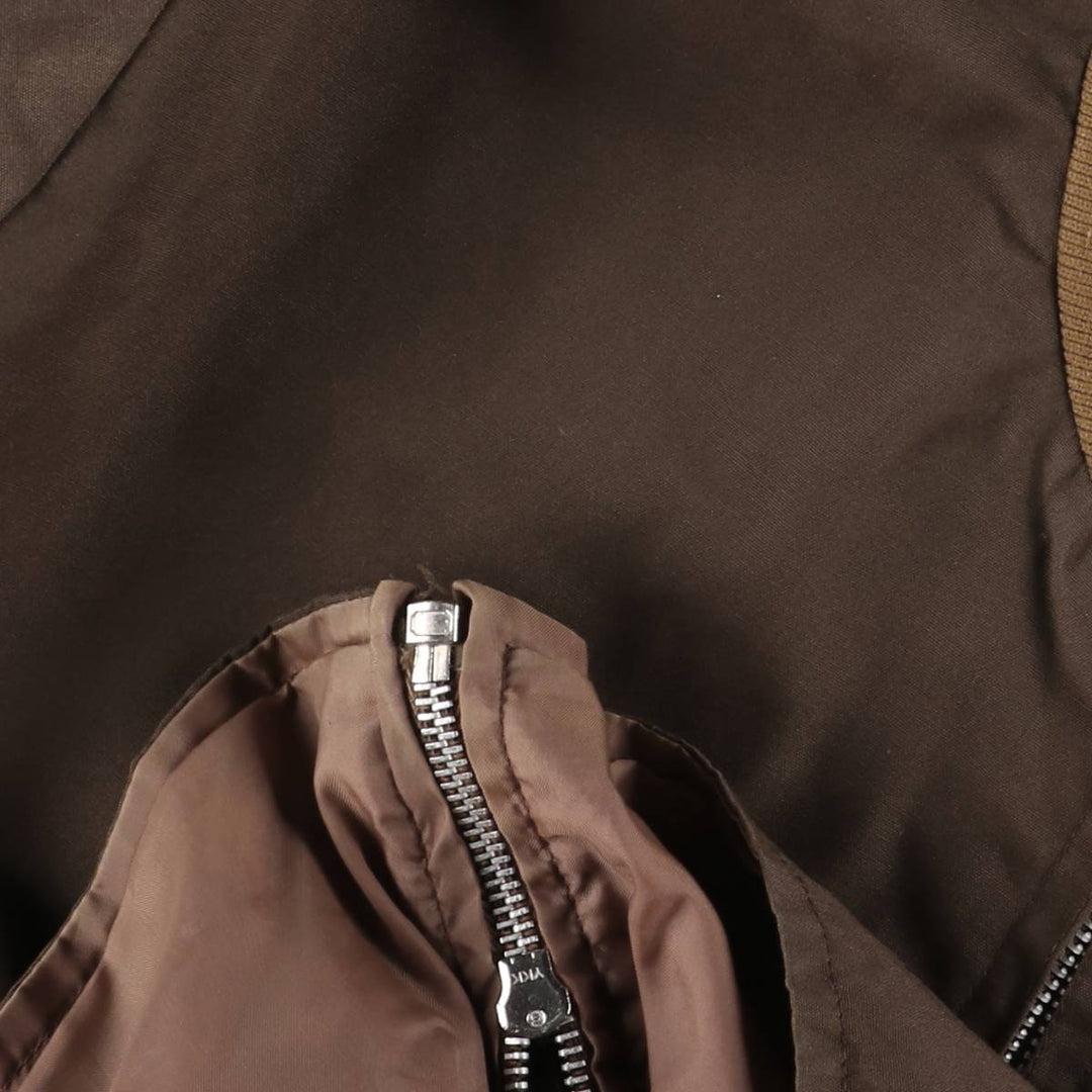 M3G Men's XL Vintage Blouson polyester brown type Vintage Second Hand