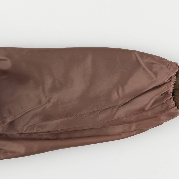 M3G Men's XL Vintage Blouson polyester brown type Vintage Second Hand