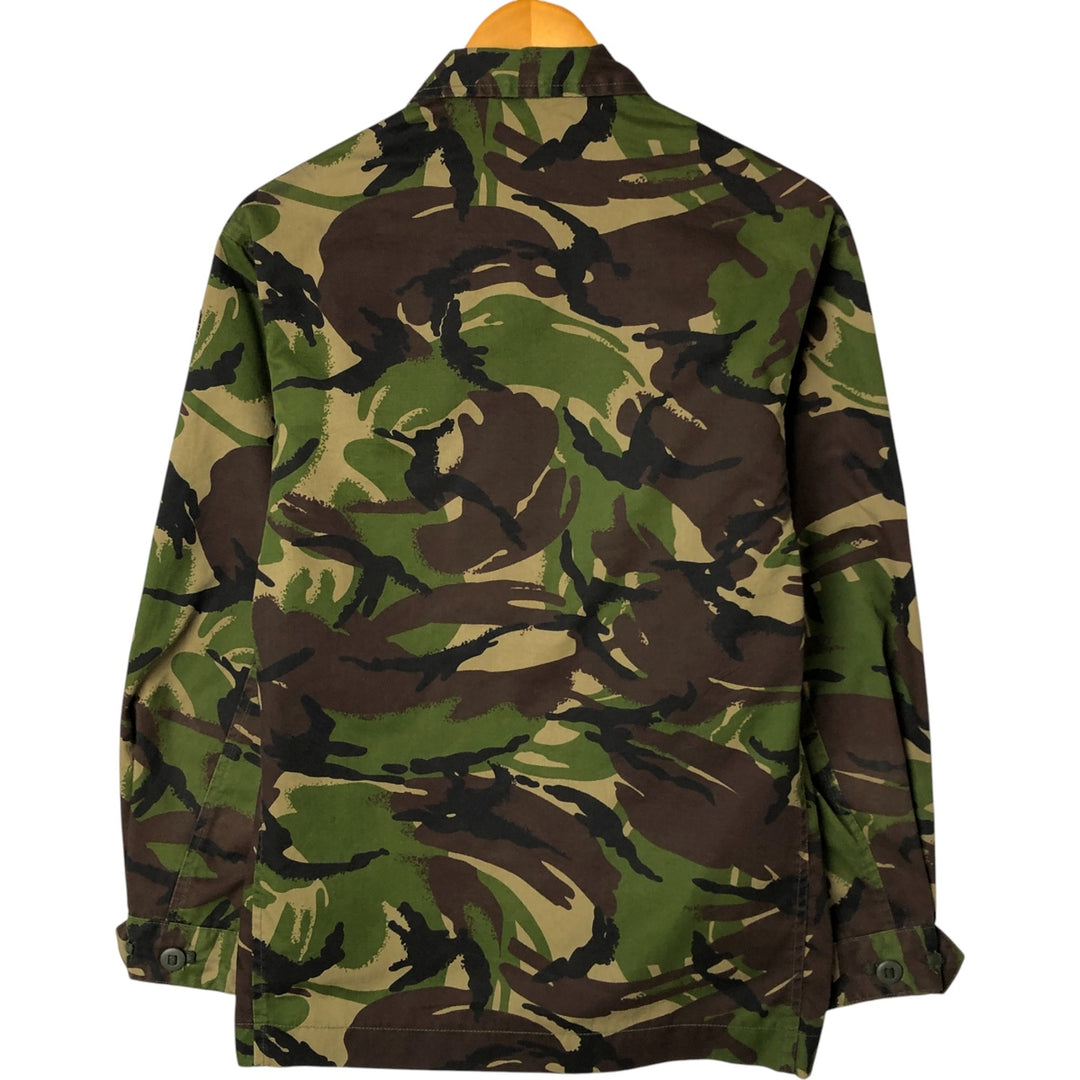 British Army Camouflage Pattern DMP Camo Military Field Jacket, Size 170 polyester Khaki type Vintage Second Hand